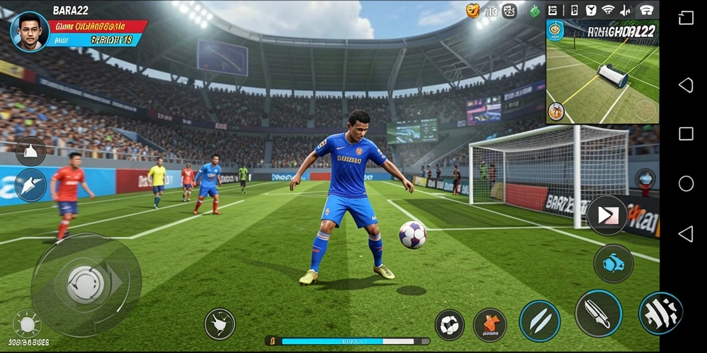 Tampilan gameplay BARA22 yang seru dan mengasyikkan.