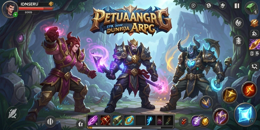 Gameplay ARPG yang mendebarkan dan menantang.